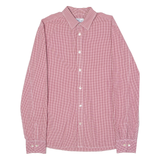 LEVI'S Classic Fit Mens Shirt Red Gingham Long Sleeve M