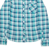 MAMMUT Womens Shirt Green Check Long Sleeve M