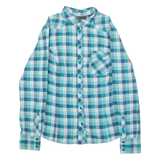 MAMMUT Womens Shirt Green Check Long Sleeve M