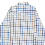 TOMMY HILFIGER Mens Shirt White Check Long Sleeve S