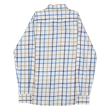 TOMMY HILFIGER Mens Shirt White Check Long Sleeve S