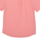JOULES Out Of Office Mens Plain Shirt Red Linen S