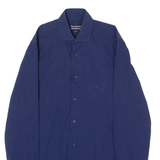 TOMMY HILFIGER Tailored Slim Fit Mens Plain Shirt Blue Long Sleeve M