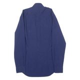 TOMMY HILFIGER Tailored Slim Fit Mens Plain Shirt Blue Long Sleeve M