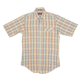 LEVI'S Mens Shirt Brown Check S