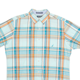 NAUTICA Mens Shirt Blue Check M