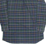 CHAPS RALPH LAUREN Mens Shirt Blue Check Long Sleeve L