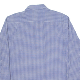 NAUTICA Mens Shirt Blue Check Long Sleeve L