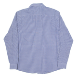 NAUTICA Mens Shirt Blue Check Long Sleeve L