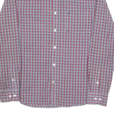 NAUTICA Mens Shirt Blue Check Long Sleeve L