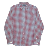 NAUTICA Mens Shirt Blue Check Long Sleeve L