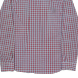 NAUTICA Mens Shirt Blue Check Long Sleeve L