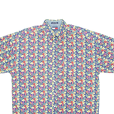 TOMMY HILFIGER Mens Shirt Blue Floral M