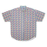 TOMMY HILFIGER Mens Shirt Blue Floral M