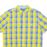 CHAPS Mens Shirt Yellow Check XL