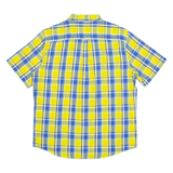 CHAPS Mens Shirt Yellow Check XL