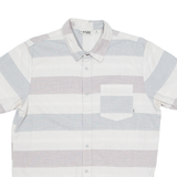 LEVI'S Mens Shirt Grey Striped M