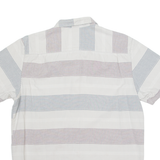 LEVI'S Mens Shirt Grey Striped M