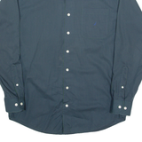 NAUTICA Mens Shirt Green Gingham Long Sleeve M