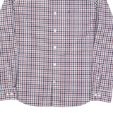 NAUTICA Mens Shirt Red Check Long Sleeve L