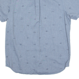 VANS Mens Shirt Grey Crazy Pattern S