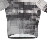 Cycling Mens Jersey Grey Full Zip XL