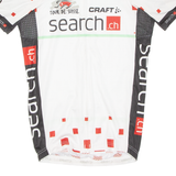 CRAFT Cycling Mens Jersey White Full Zip S