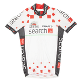 CRAFT Cycling Mens Jersey White Full Zip S