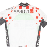 CRAFT Cycling Mens Jersey White Full Zip S