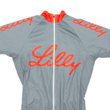 Cycling Womens Jersey Grey Full Zip M