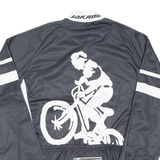 JACKAROO Cycling Mens Jersey Black Long Sleeve Full Zip M