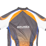 BRUNEX Cycling Mens Jersey Black 1/4 Zip XL