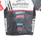 HUERZELER Cycling Mens Jersey Black Full Zip M