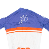 Cycling Mens Jersey Blue Full Zip M
