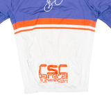 Cycling Mens Jersey Blue Full Zip M