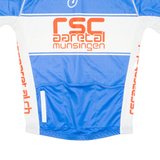 Cycling Mens Jersey Blue Full Zip M