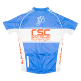 Cycling Mens Jersey Blue Full Zip M