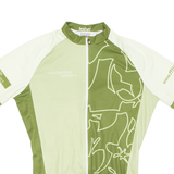 TEXNER Cycling Mens Jersey Green Full Zip M