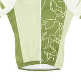 TEXNER Cycling Mens Jersey Green Full Zip M