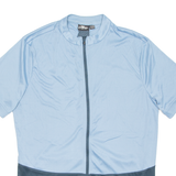 CRANE Cycling Mens Jersey Blue Full Zip M