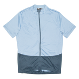 CRANE Cycling Mens Jersey Blue Full Zip M