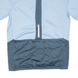 CRANE Cycling Mens Jersey Blue Full Zip M