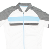 CRANE Cycling Mens Jersey White Full Zip L