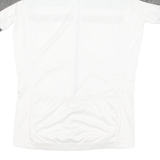 CRANE Cycling Mens Jersey White Full Zip L