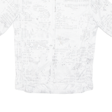 Cycling Mens Jersey White Full Zip XL