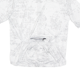 Cycling Mens Jersey White Full Zip XL