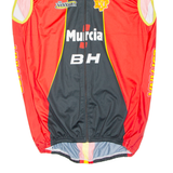 Cycling Mens Jersey Red Sleeveless Full Zip XL