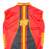Cycling Mens Jersey Red Sleeveless Full Zip XL