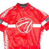 Cycling Mens Jersey Red Full Zip XL