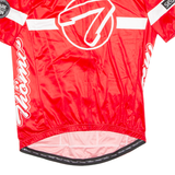 Cycling Mens Jersey Red Full Zip XL